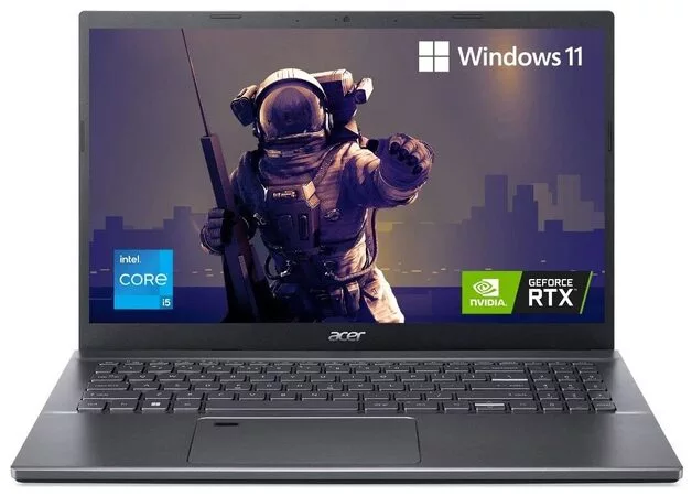 Acer Aspire 7 - best laptop under 55000 with graphics card