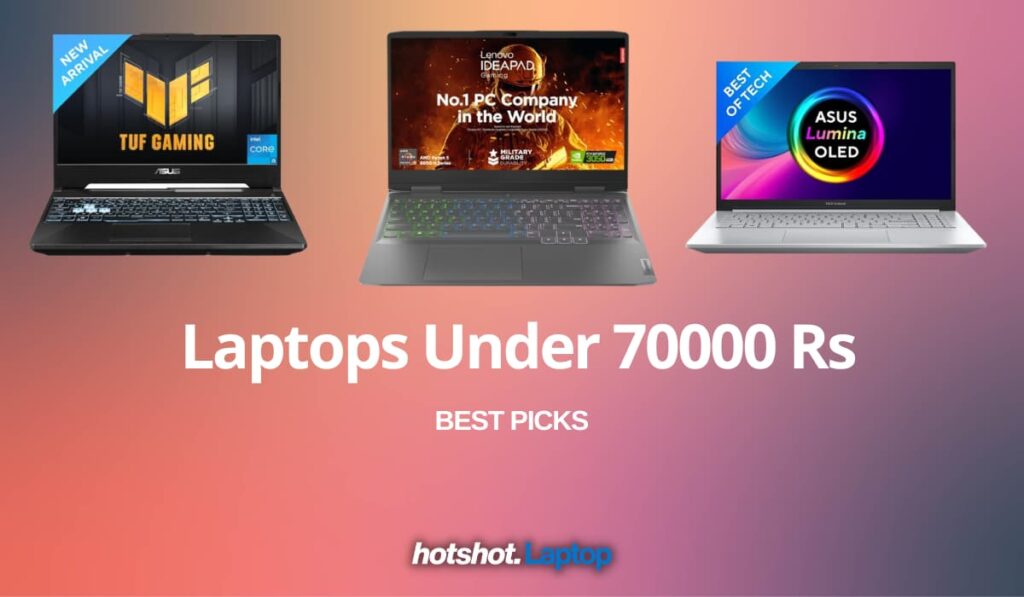 Best Laptops Under 70000 Rs India